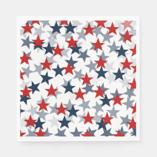 Serviette En Papier Jour de l'Indépendance du 4 juillet