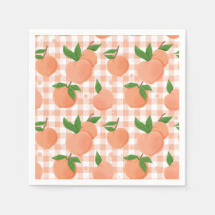 Serviette En Papier Jour de naissance doux comme une pêche