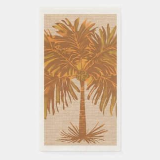 Serviette En Papier Jour de Thanksgiving aux tons de terre tropicaux e