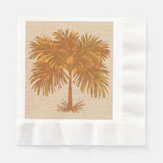 Serviette En Papier Jour de Thanksgiving aux tons de terre tropicaux e