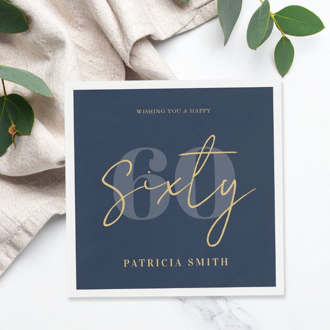 Serviette En Papier Jour du 60e anniversaire de la Marine moderne (Créateur téléchargé)