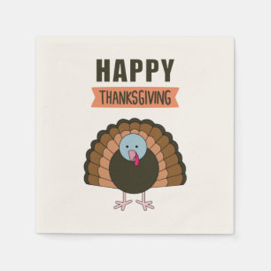 Serviette En Papier Jour du bon thanksgiving Turquie Gratuit vacances