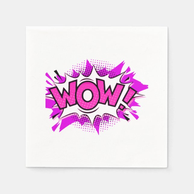 Serviette En Papier Jour Waouh gratuit 2022 (Devant)