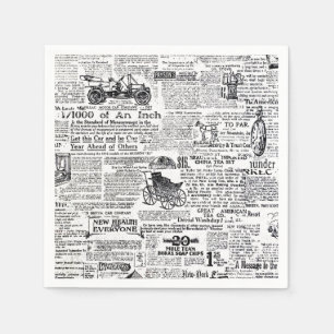 Serviette En Papier Journal