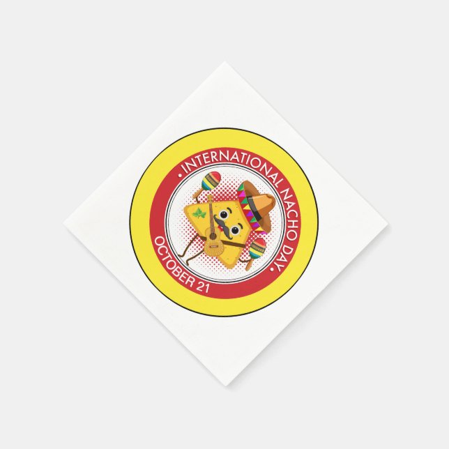 Serviette En Papier Journée internationale Nacho (Coin)