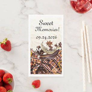 SERVIETTE EN PAPIER JOURNÉE SUCRÉE ! :)