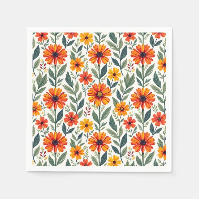 Serviette En Papier Jours ensoleillés (Devant)