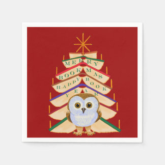 Serviette En Papier Joy Bookmas