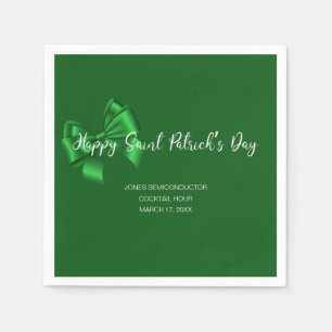 Serviette En Papier Joyeuse fête de la Saint-Patrick Entreprise Party