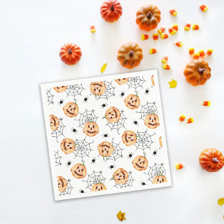 Serviette En Papier Joyeuse fête d'Halloween