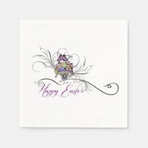 Serviette En Papier Joyeuses Pâques