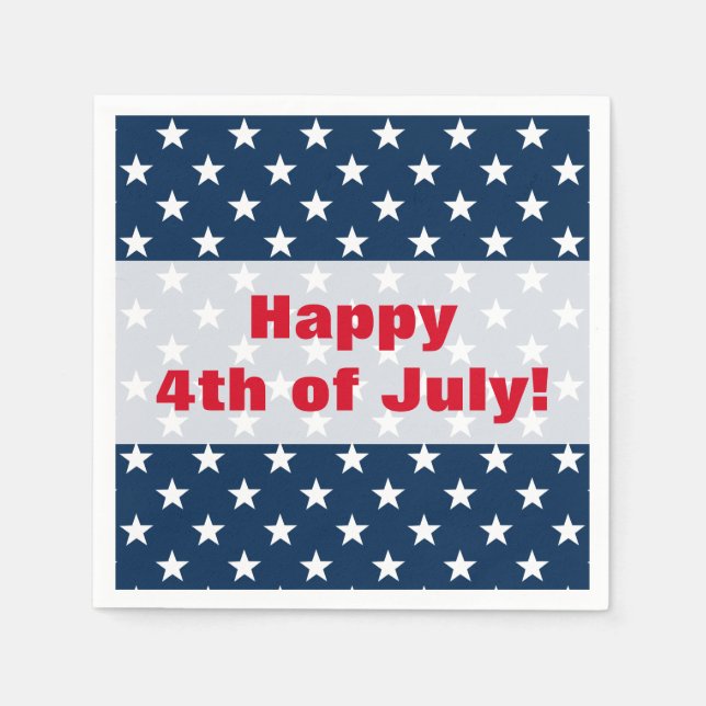 Serviette En Papier Joyeuses serviettes de table pour la fête de l'Ind (Devant)