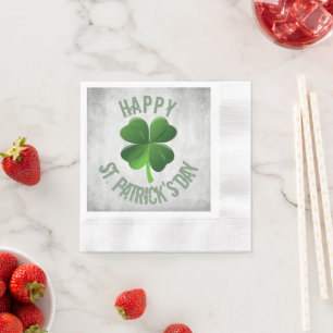 Serviette En Papier Joyeuses serviettes papier de jour St. Patrick