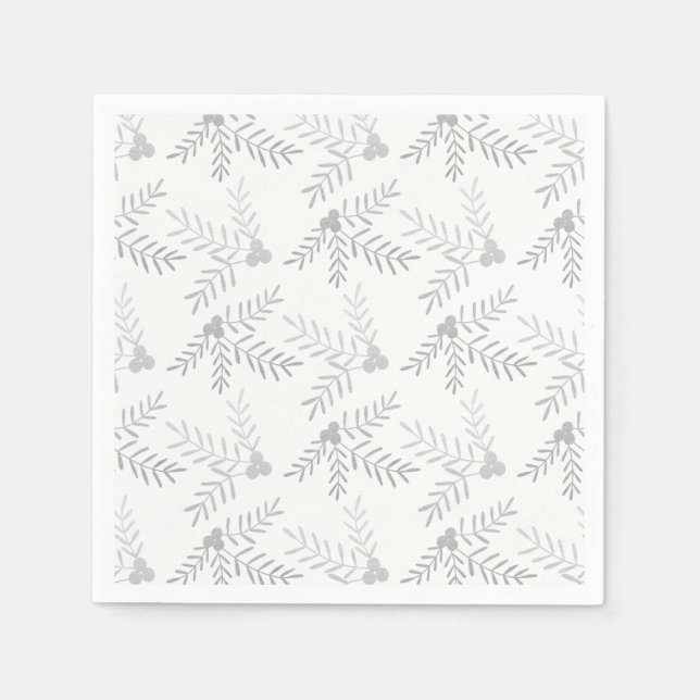 Serviette En Papier Joyeuses vacances (Devant)