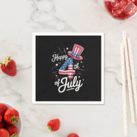 Joyeux 4 juillet drapeau américain patriotique Éta