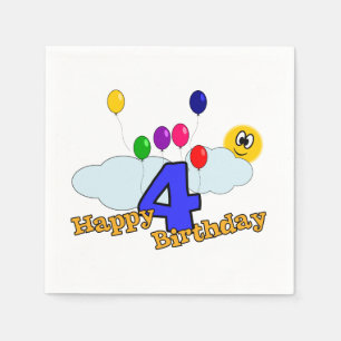 Serviette En Papier Joyeux anniversaire