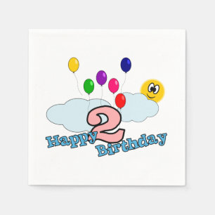 Serviette En Papier Joyeux anniversaire