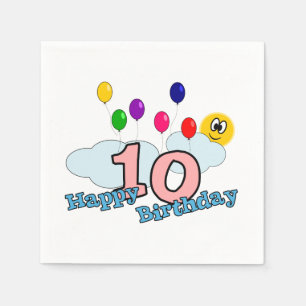 Serviette En Papier Joyeux anniversaire