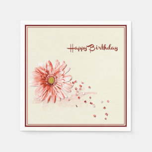 Serviette En Papier Joyeux anniversaire