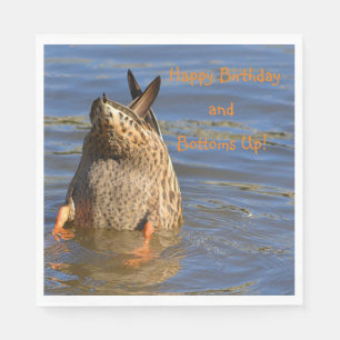 Serviette En Papier Joyeux anniversaire et bas