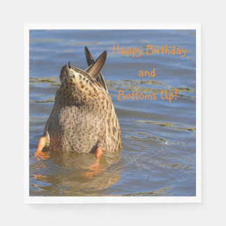 Serviette En Papier Joyeux anniversaire et bas