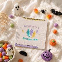 Joyeux Anniversaire Fantôme Coloré d'Halloween Mig