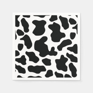 Serviette En Papier Joyeux Anniversaire Peau de Vache Mignonne