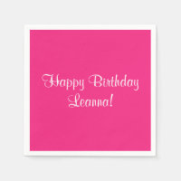 Joyeux anniversaire rose (nom) Leanna