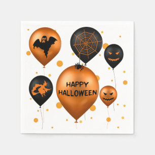 Serviette En Papier Joyeux Ballons du parti Halloween