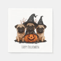 Joyeux Carlins d'Halloween Jack O Lanterns