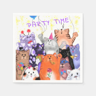 Serviette En Papier Joyeux chapeaux de fête