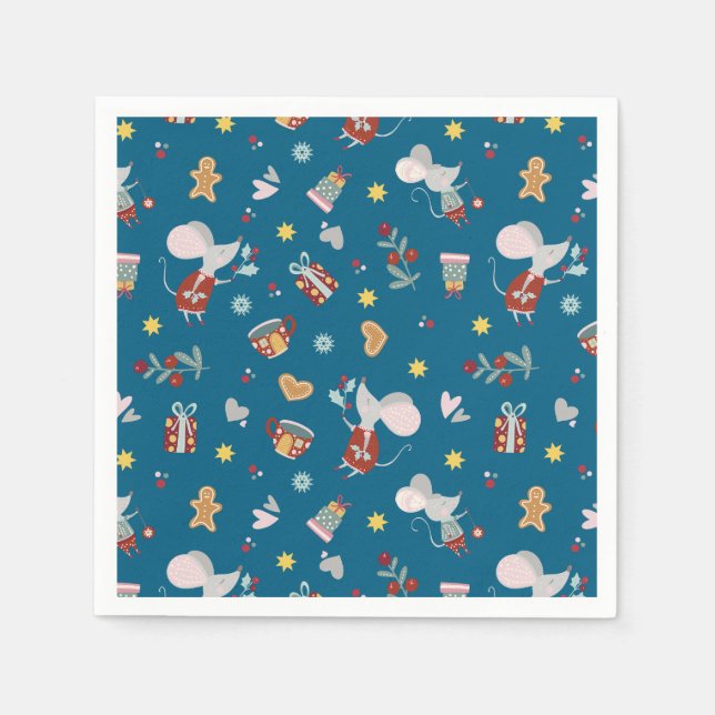 Serviette En Papier Joyeux Chrétien (Devant)