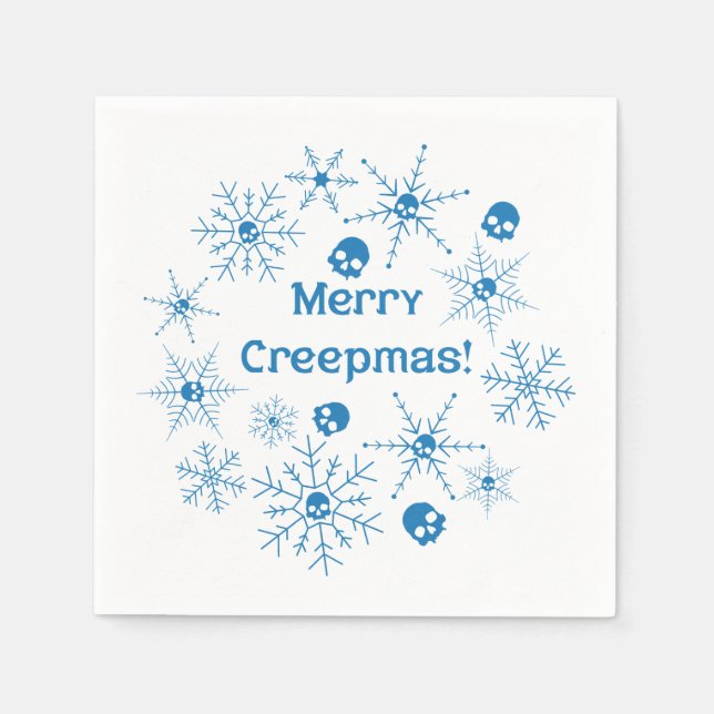 Serviette En Papier Joyeux Creepmas ! (Devant)
