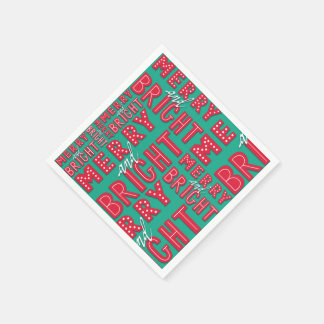 Serviette En Papier Joyeux et lumineux