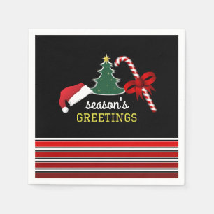 Serviette En Papier Joyeux et lumineux, Noël