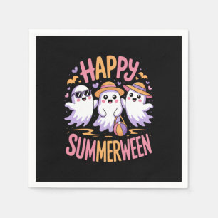 Serviette En Papier Joyeux été d'été d'Halloween