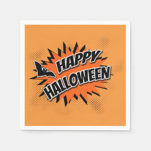 Serviette En Papier Joyeux Halloween