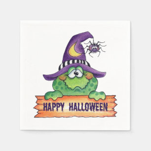 Serviette En Papier Joyeux Halloween