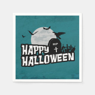Serviette En Papier Joyeux Halloween