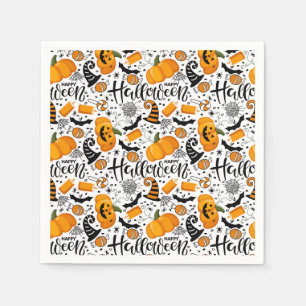 Serviette En Papier Joyeux Halloween