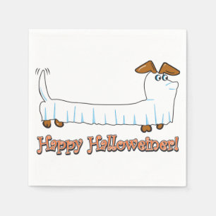 Serviette En Papier Joyeux Halloween Dachshund