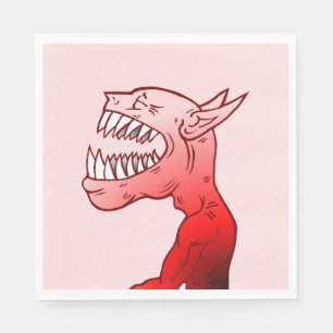Serviette En Papier Joyeux Halloween Ghoul