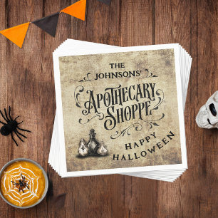 Serviette En Papier Joyeux Halloween personnalisé 