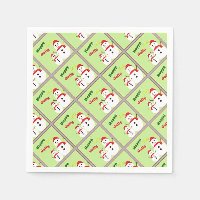 Serviette En Papier Joyeux Jolly Joy (Devant)