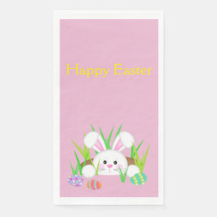 Serviette En Papier Joyeux Lapin de Pâques