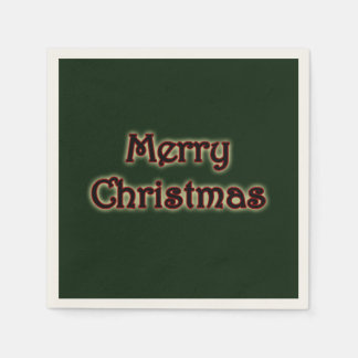 Serviette En Papier Joyeux Noël