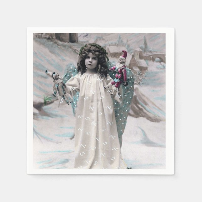 Serviette En Papier Joyeux Noel (Devant)