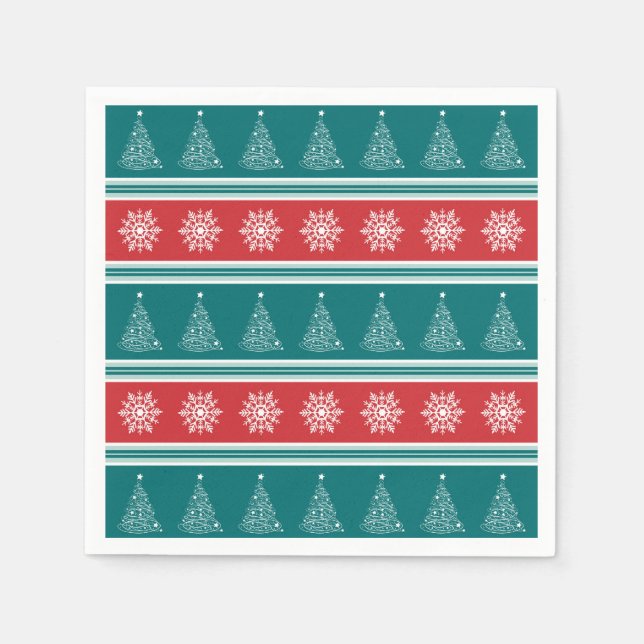 Serviette En Papier Joyeux Noël (Devant)