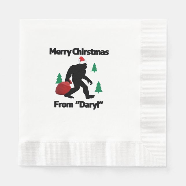 Serviette En Papier Joyeux Noël (Devant)