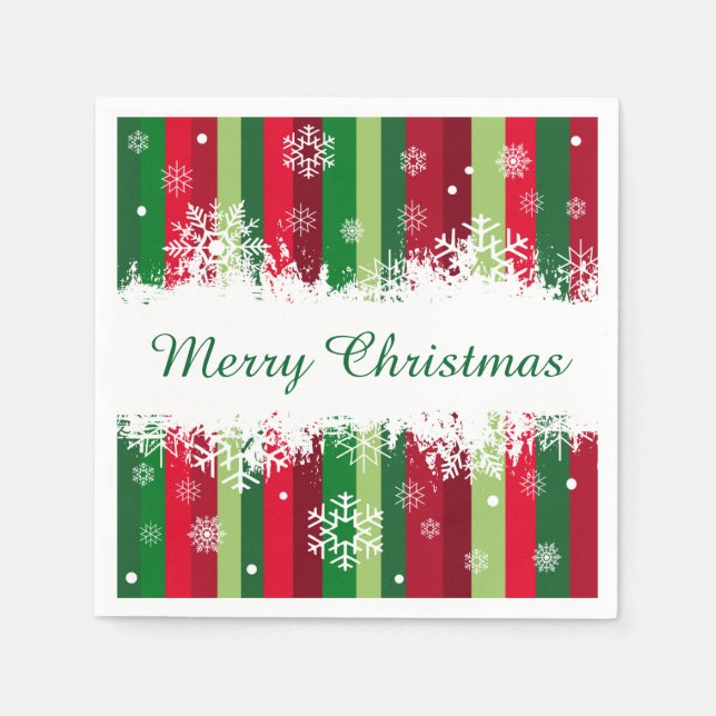 Serviette En Papier Joyeux Noël (Devant)